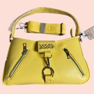 XOXO WOMEN'S YELLOW LEATHER PURSE/SHOULDER BAG - XOH405